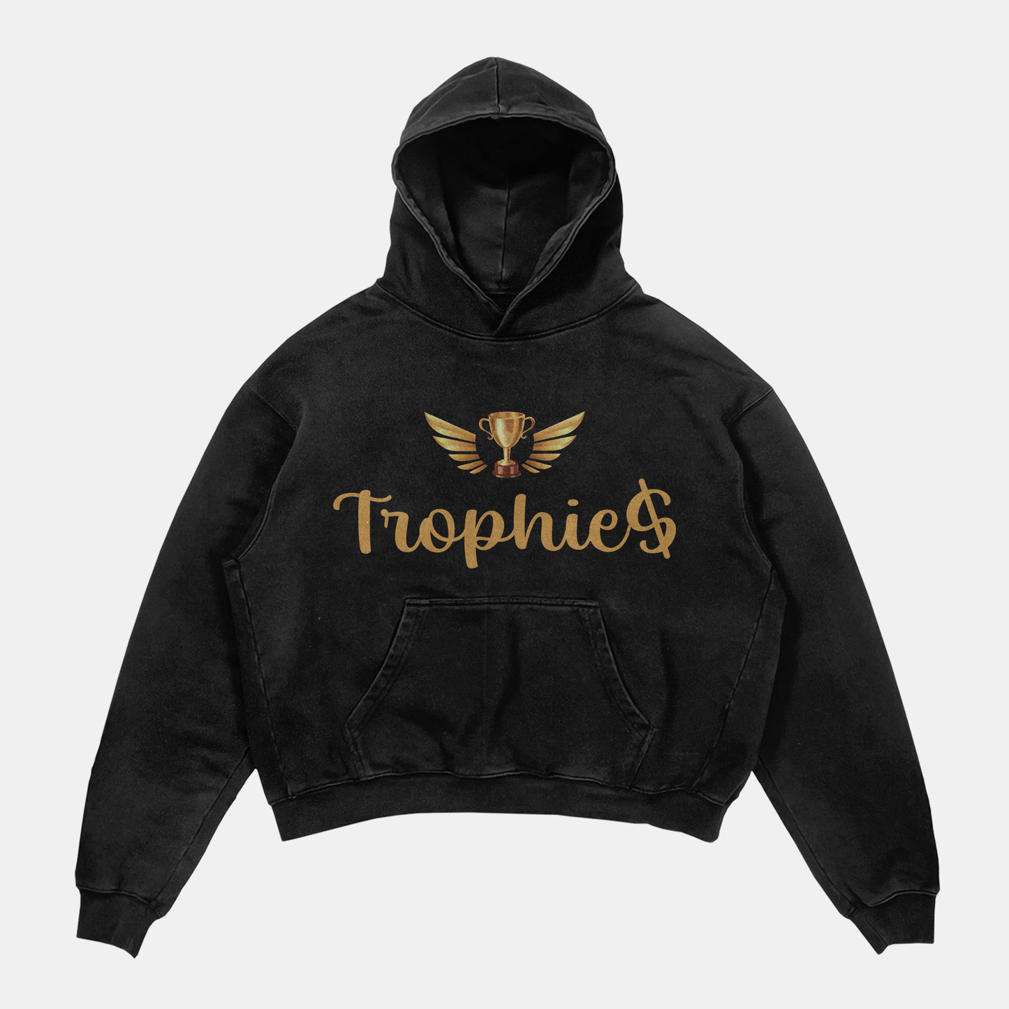 Trophies Black Hoodie Set