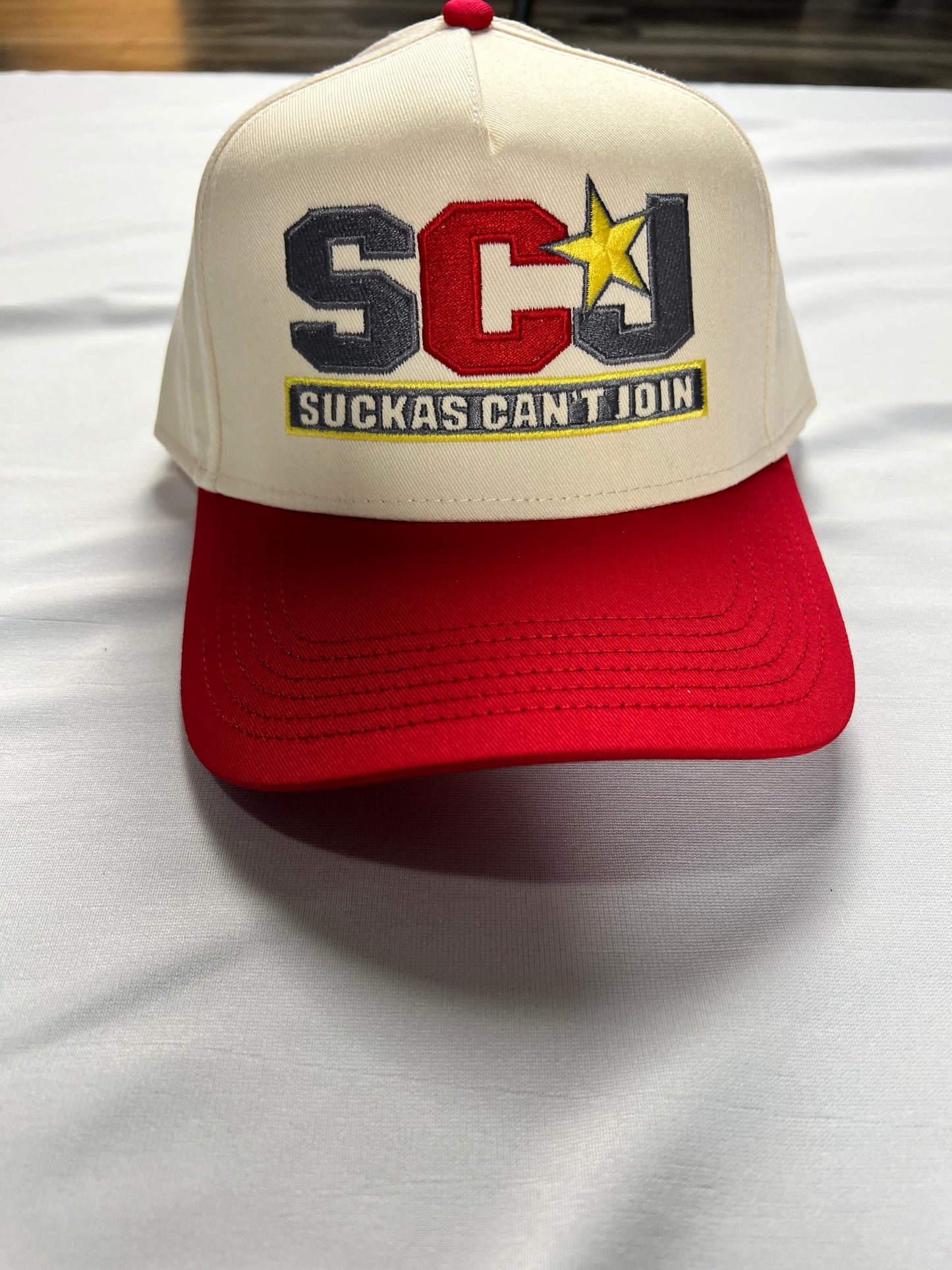 Red Brim Star Hat