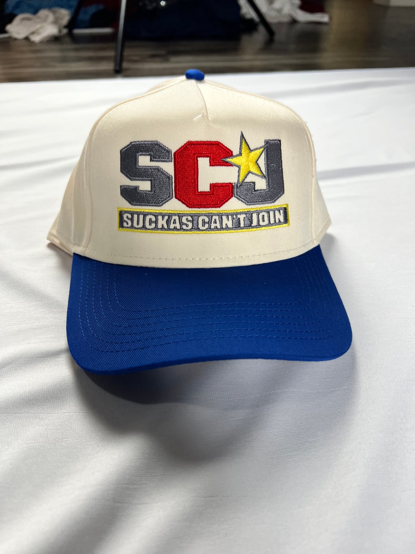 Blue Brim Star Hat