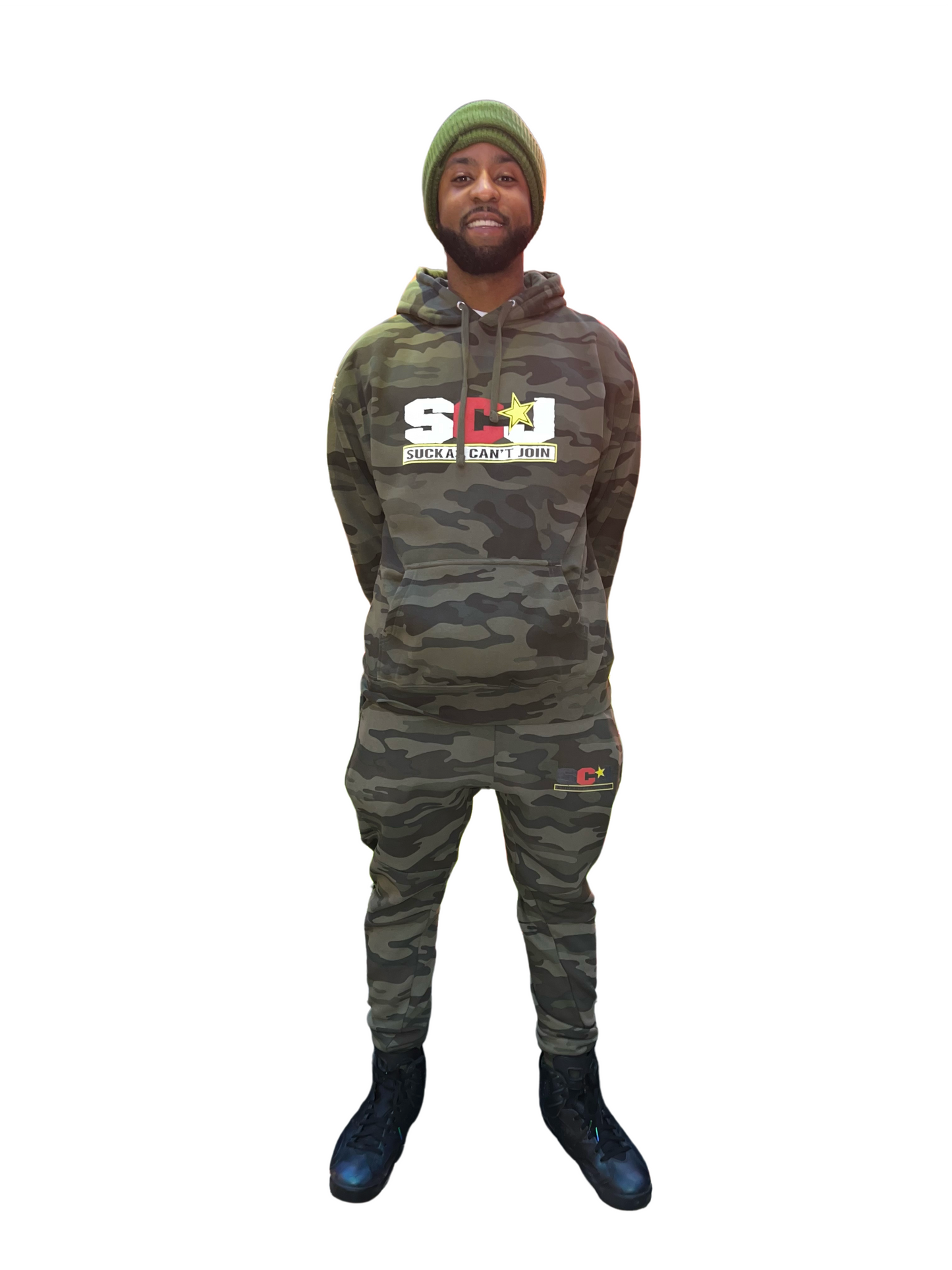 Army Fatigue Hoodie set