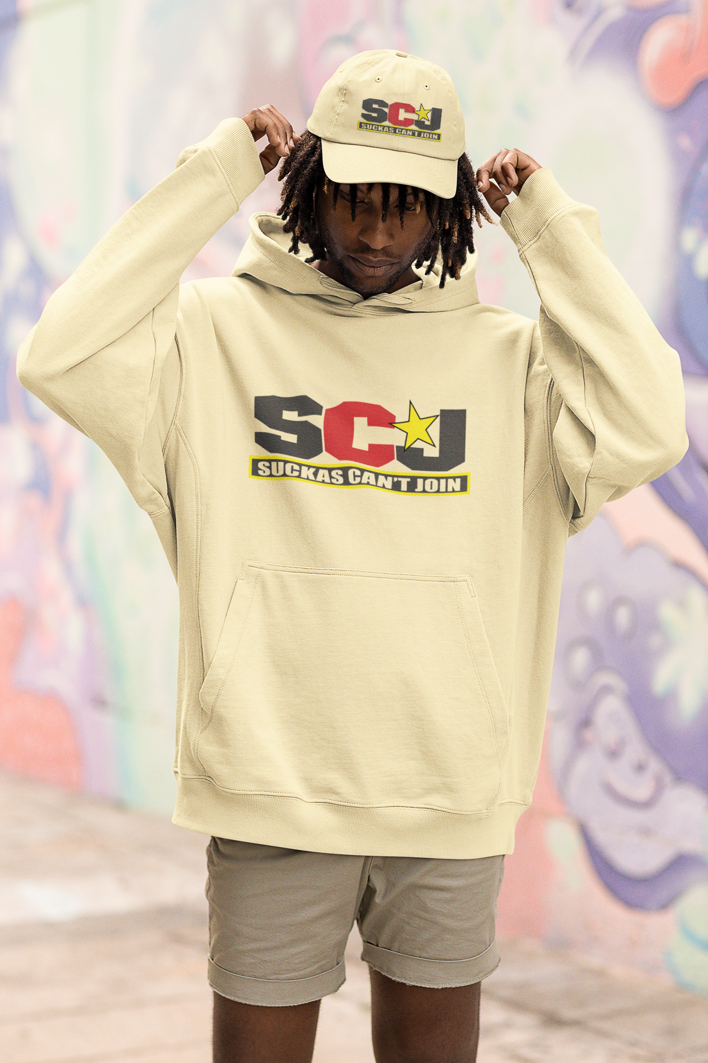 Creme SCJ Star Hoodie